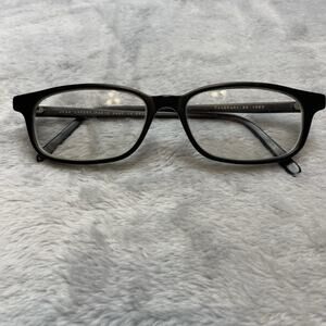 Jean Lafont Womens Panorama Eyeglasses Black Rectangular 50-100D *FRAMES ONLY*